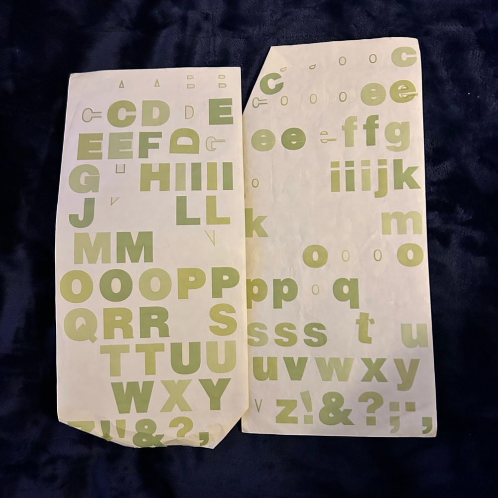 Alphabet Sticker Set - Multicolor - Picture 6 of 10